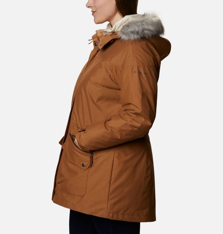 Women's Columbia Carson Pass Interchange Jackets Brown | Plus Size CA-R14L5